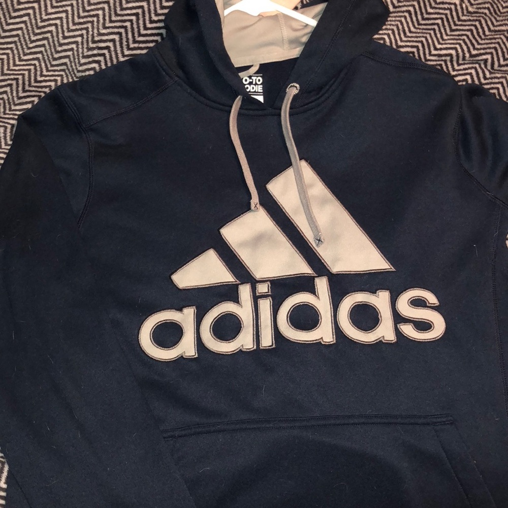 Blue/Grey Adidas Hoodie